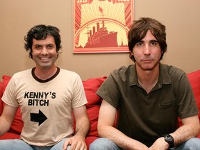 Kenny Hotz (left) and Spencer Rice (right) of Kenny vs Spenny in a 2007 promotional image. The pair will be performing in Windsor live on Jan. 29.