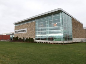 Exterior of the Vollmer Complex in LaSalle, Ontario on December 29, 2015.