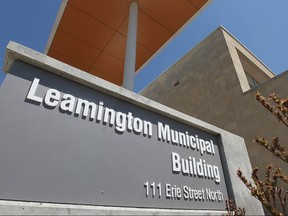 The Leamington Municipal Building is pictured in this file photo.