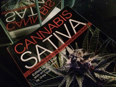 One of the examples of cannabis literature available at Higher Limits vaping lounge in downtown Windsor.