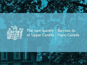 The Law Society of Upper Canada logo is pictured in this photo.
