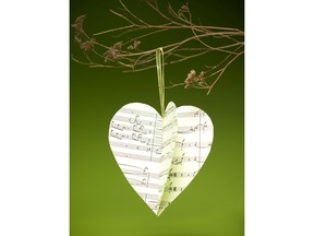 Musical handmade heart. Image by fotolia.com.
