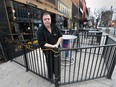 Lefty's owner Mike Lambros is shown at the bar's patio on Wednesday, Jan. 27, 2016, in downtown Windsor, Ont. He is upset with the city's new fee imposed on businesses with patios.