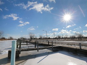 The K. Walter Ranta Memorial Park and Marina in Amherstburg, ON. is shown on Monday, January 18, 2016. (DAN JANISSE/The Windsor Star)