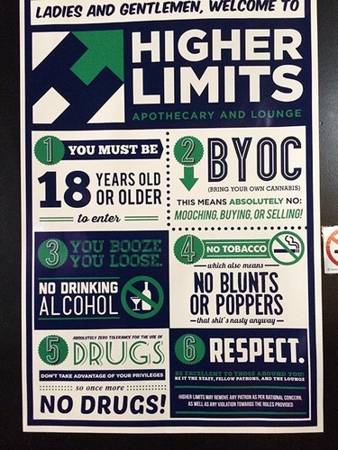 The rules of Higher Limits vaping lounge at 251 Ouellette Ave. in downtown Windsor.