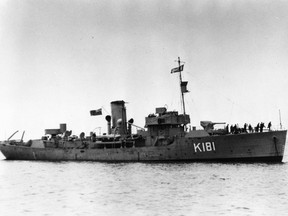 UNDATED -This is a handout photo.  HMCS Sackville: The corvette HMCS Sackville at sea during the Second World War. Department of National Defence   For Richard Foot (Canwest).  CNS-NAVY