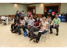 WINDSOR, ONTARIO - JULY 29, 2015 - Fifty nursing jobs at Henry Ford Hospital were up for grabs at a job fair at the Caboto Club in Windsor, Ont. on July 29, 2015. (JASON KRYK/The Windsor Star)  (SEE STORY BY DEREK SPALDING ON DETROIT HOSPITAL HOLDING JOB FAIR IN WINDSOR, ONTARIO)