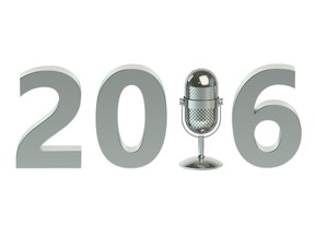 Year 2016 musical concept. Image by fotolia.com.