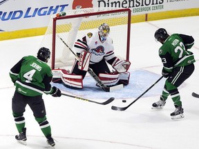 Former Windsor Spitfire Michael Leighton's next shutout for the Rockford IceHogs will make him the all-time leader in AHL history, surpassing Hall of Fame legend and former Toronto Maple Leafs goalie Johnny Bower.