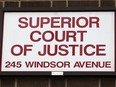 The Superior Court of Justice in Windsor. is pictured in this file photo.