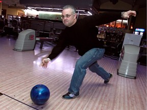 Mark Tesolin participates in the Bowl For Kids Sake, A Big Brothers Big Sisters of Windsor Essex fundraising event at Rose Bowl Lanes, Saturday, March 1, 2014.