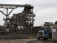 A portion of the Marathon Petroleum Company in Detroit, Mich. is shown in this 2013 file photo.