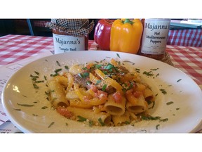 Mettawas Station Rigatoni all’Arrabbiata translates from the Italian for angry or mad and gets its name from its spices. The restaurant uses its own hot peppers inspired by chef Anthony Del Brocco’s grandmother. - Courtesy Anthony Del Brocco