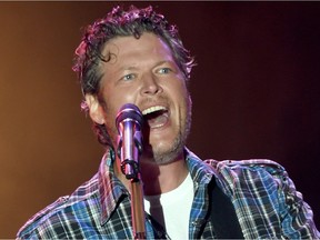 Blake Shelton will perform at the Palace of Auburn Hills on Saturday.