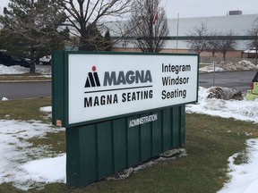 The exterior of Magna Seating is pictured in this 2015 file photo.