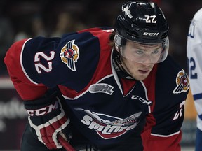 Windsor Spitfires' Brendan Lemieux is pictured at the WFCU Centre in Windsor in this December 2015 file photo.