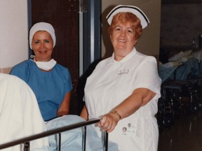Lois Fairley, a nurse at Grace Hospital from 1954 to 1993, is pictured in this handout photo. Each year in Windsor-Essex, an outstanding nurse is awarded the Lois Fairley Nursing Award.