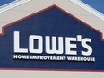 Sign of a Lowe's home improvement store in Maryland.