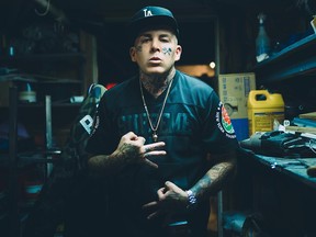 Madchild (Shane Bunting) of Swollen Members in a promotional image. The B.C.-born rapper performs at Windsor's Boom Boom Room on Feb. 6, 2016.