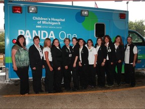 The PANDA One-Intensive Care Transport Team is pictured in this handout photo.