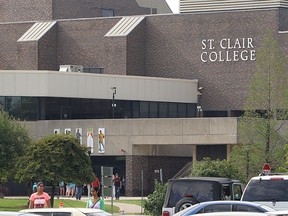 Exterior of the St. Clair College main campus on September 4, 2012.
