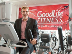 GoodLife Founder and CEO David 'Patch' Patchell-Evans is pictured at one of his fitness clubs in Toronto in this 2013 file photo.