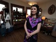 Cara Salustro is photographed in her new vintage store which is located above Rino's Kitchen in Windsor on Thursday, Feb. 18, 2016.