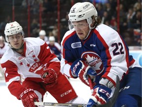Brendan Lemieux has brought scoring and a physical edge to the team since the Spitfires traded for him in December 2015.