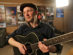 Local folk singer Ron Leary combined his love for hockey and music by writing The Ballad of Bob Probert for his new CD to be released later this year.