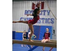 Lindsay Chia, 15, won her division National Level 10 at the Gymnix International competition in Montreal, Quebec.