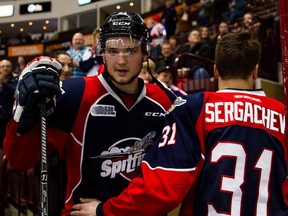 The Windsor Spitfires' Logan Brown has been named OHL Player of the Week.