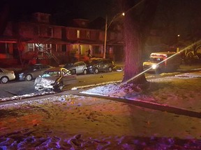 A woman has been charged with careless driving after an early morning crash March 7 on Moy Avenue.