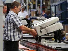 Seats are assembled at Magna's Integram plant in Tecumseh on Wednesday, May 29, 2013. The plant supplies seats for Chrysler minivans and foam for several other vehicles. (TYLER BROWNBRIDGE/The Windsor Star)