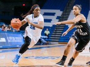 Ayoleka Sodade, a freshman from Windsor's Holy Names high school, helped the Buffalo Bulls women's basketball team qualify for the first appearance in the NCAA tournament in school history.