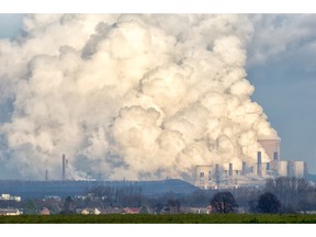 Brown coal power plant emission. Photo by fotolia.com.