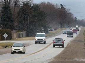 A section of Essex County Rd. 20 is shown on March 15, 2016, near Leamington.