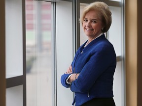 Prof. Anne Snowdon, shown on March 16, 2016, heads the University of Windsor's Health Innovation Network.