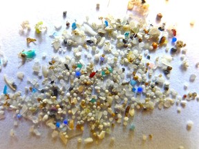 Microplastics can be left behind from bodywash and other cosmetics and settle in the Great Lakes and other bodies of water.