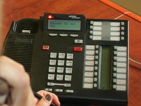 Photo illustration for telephone scams.