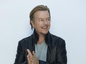 Actor and comedian David Spade in a press image for his memoir Almost Interesting.