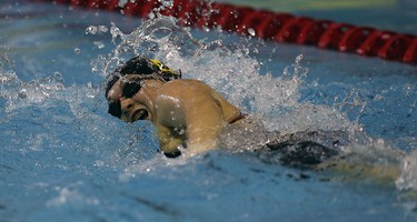 Ashlynn Miller competes in the OFSAA Swimming finals at Windsor International Aquatic and Training Centre in Windsor on Wednesday, March 9, 2016.