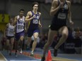 Windsor's Corey Bellemore competes in the men's 600 meter run at the OUA Track and Field Championships at the Dennis Fairall Fieldhouse, Saturday, Feb. 27, 2016.