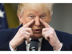 Republican presidential candidate Donald Trump speaks during a press conference at the Trump International Hotel in Washington, DC, March 21, 2016. Trump, not known for his foreign policy expertise, on March 21 unveiled a team of advisers drawn from the energy industry and the fringes of Washington's international affairs establishment. /