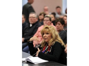 WINDSOR, ON. MARCH 7, 2016. -- Robin Ford, a city of Windsor caretaker, addresses city council at city hall in Windsor on Monday, March 7, 2016.                              (TYLER BROWNBRIDGE/The Windsor Star)