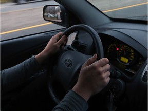 Uber driver Jordan gives reporter Craig Pearson a ride during a comparison of Veteran Cabs and the newly launched Uber service in Windsor on Nov. 12, 2015.