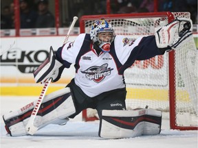 Windsor Spitfires goaltender Michael DiPietro