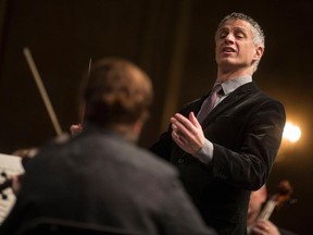 Windsor Symphony Orchestra musical director Robert Franz conducts at the Capitol Theatre on March 2, 2016.