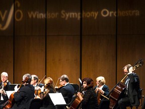 Members of the Windsor Symphony Orchestra performing at the Capitol Theatre on March 2, 2016.