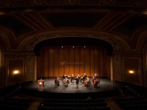 Members of the Windsor Symphony Orchestra perform at the Capitol Theatre on March 2, 2016.