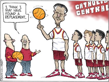 Mike Graston's editorial cartoon for Thursday, April 28, 2016.  mgraston@postmedia.com